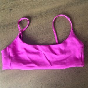 LEFT ON FRIDAY Pool Days Bikini Top. Hot pink. Size M. Perfect!!